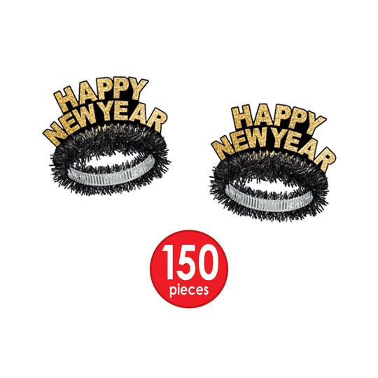 Beistle Black & Gold the Great New Year Accessory Kit